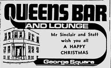 Queen's Bar advert 1976